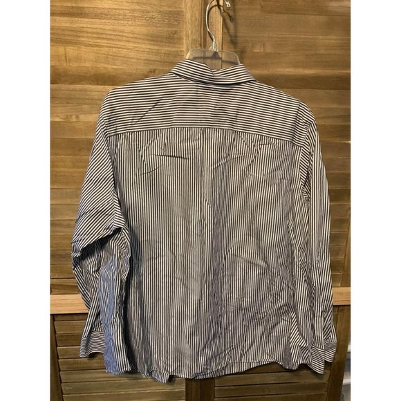 Lauren Ralph Lauren Striped Cotton Button Down Shirt Mens Size 2X - Picture 2 of 4